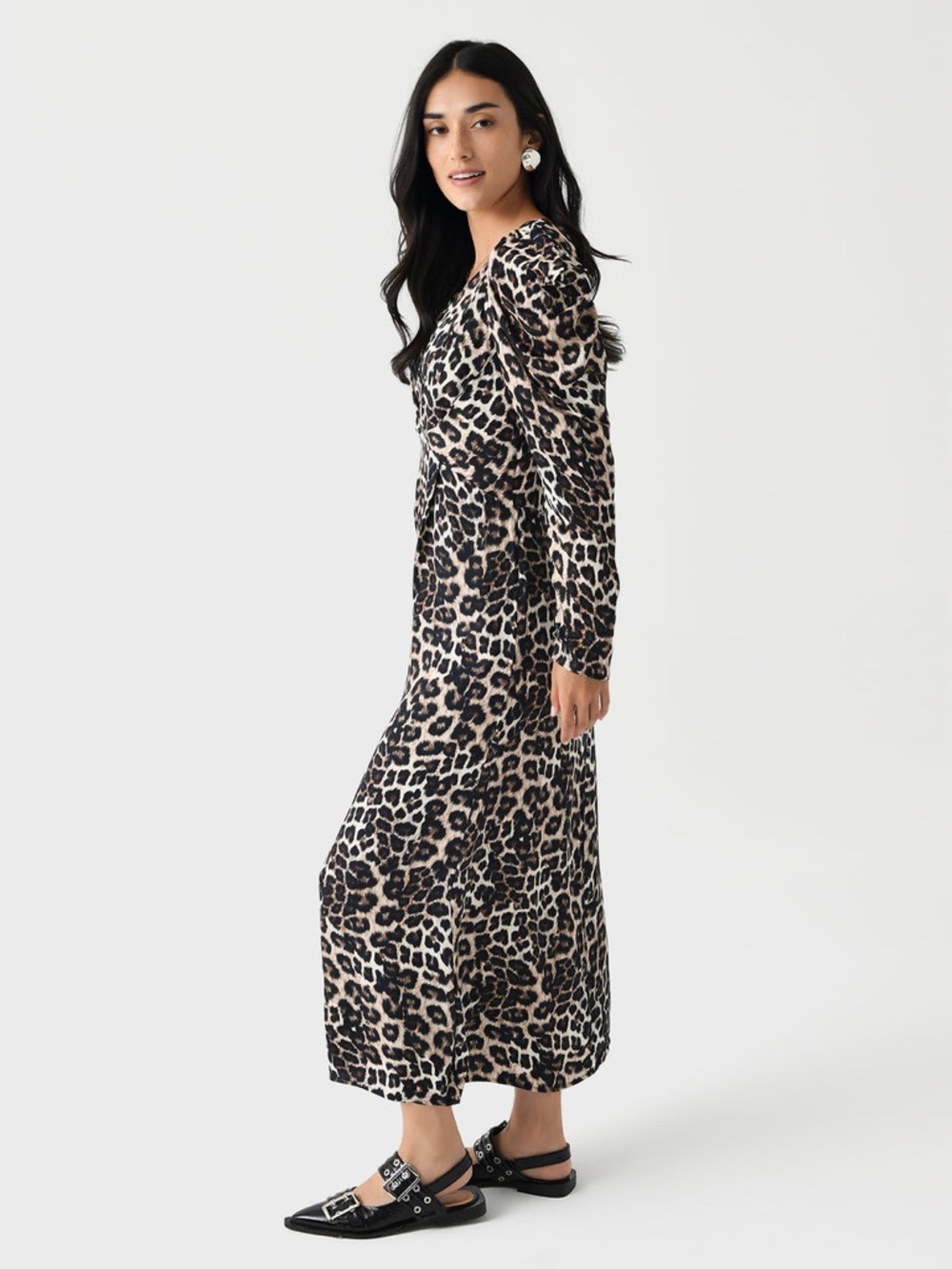 FARM RIO Women's Natural Skin Midi Dress Size XS - Picture 2 of 8